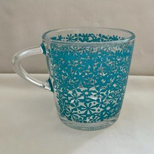 Vintage IKEA Blue Flower Mug